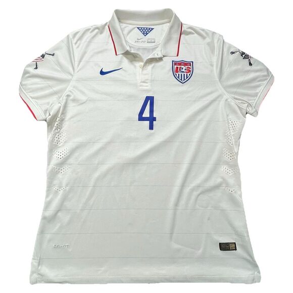 USMNT US Soccer Michael Bradley Jersey 2014 Nike XXL - Picture 3 of 16